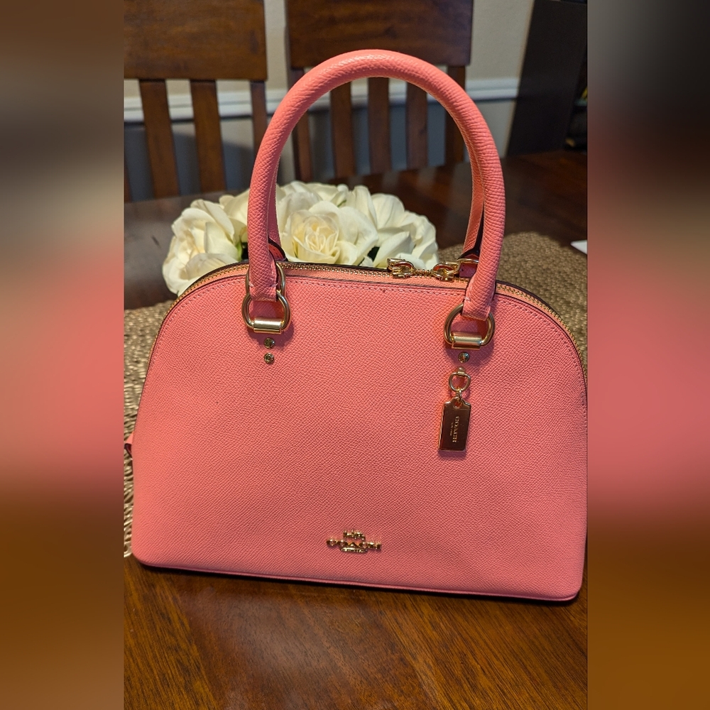 *SOLD* Coach Katy Satchel in Pink Lemonade